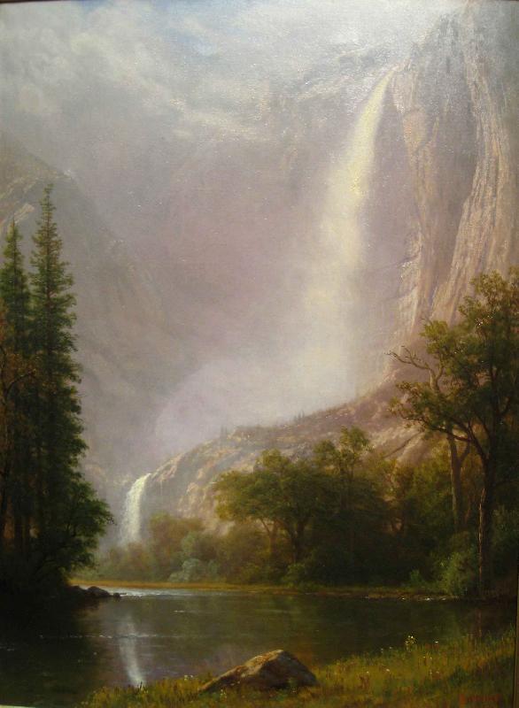 Albert Bierstadt Yosemite Falls Germany oil painting art